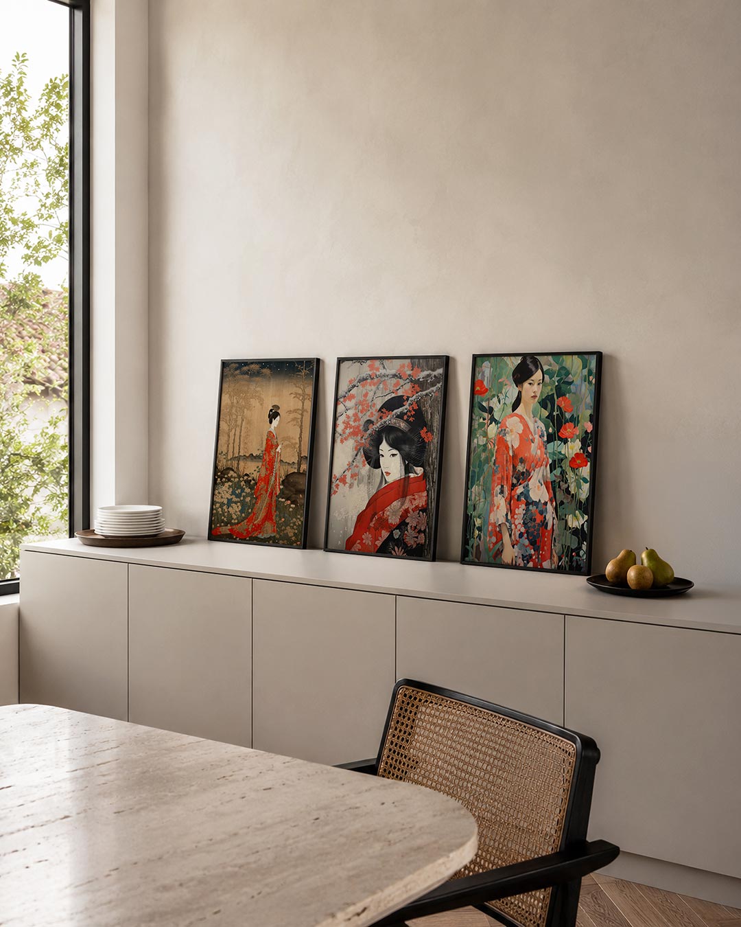 Natuurlijke elegantie Posterset