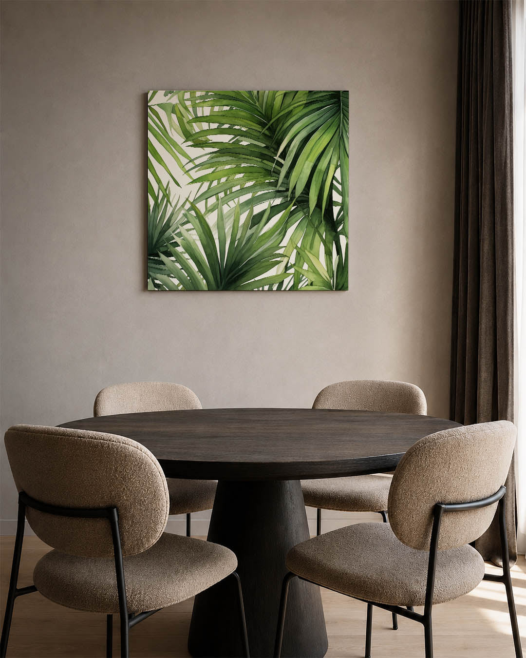 Groene bladeren Kunstwerk
