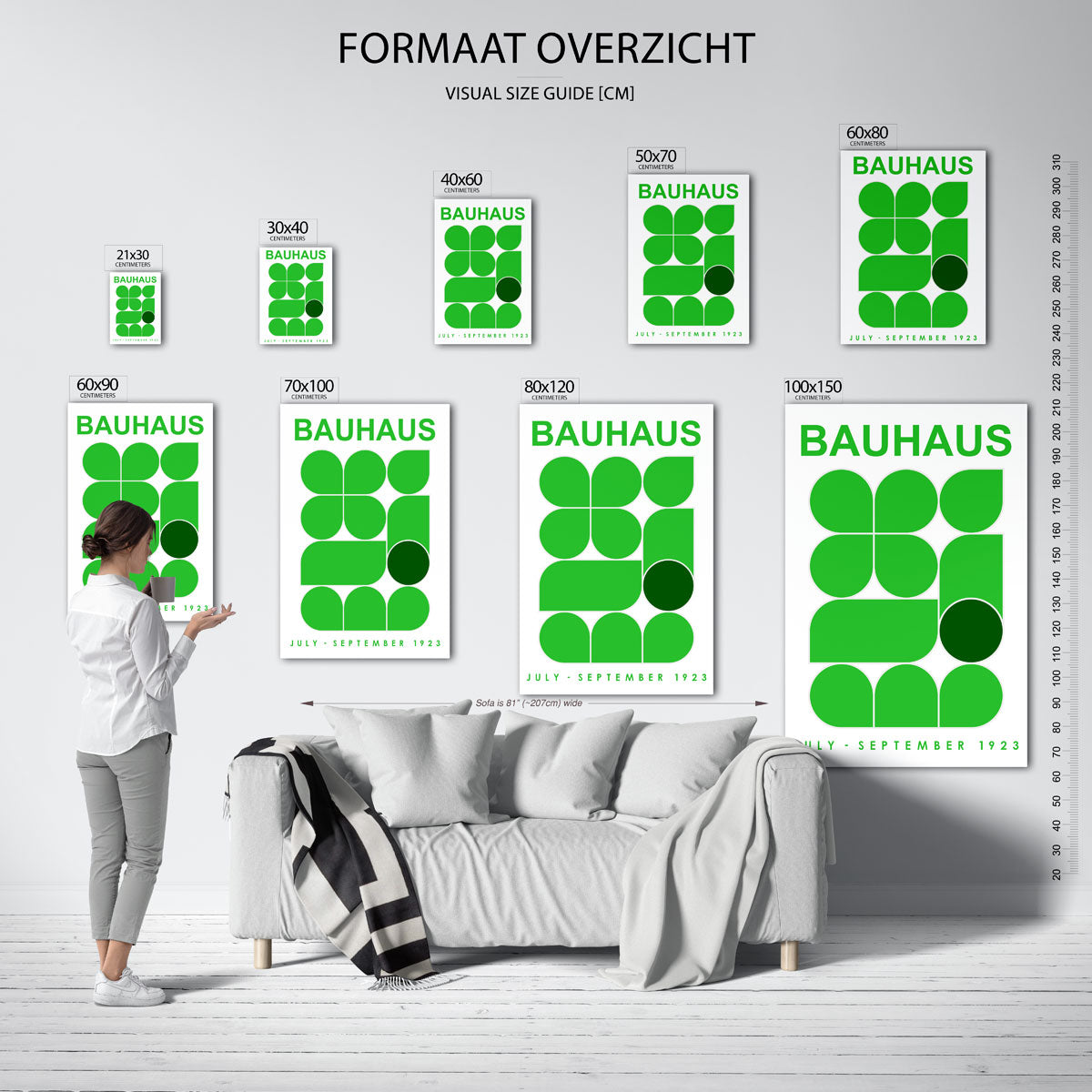 Vormen en vlakken Poster