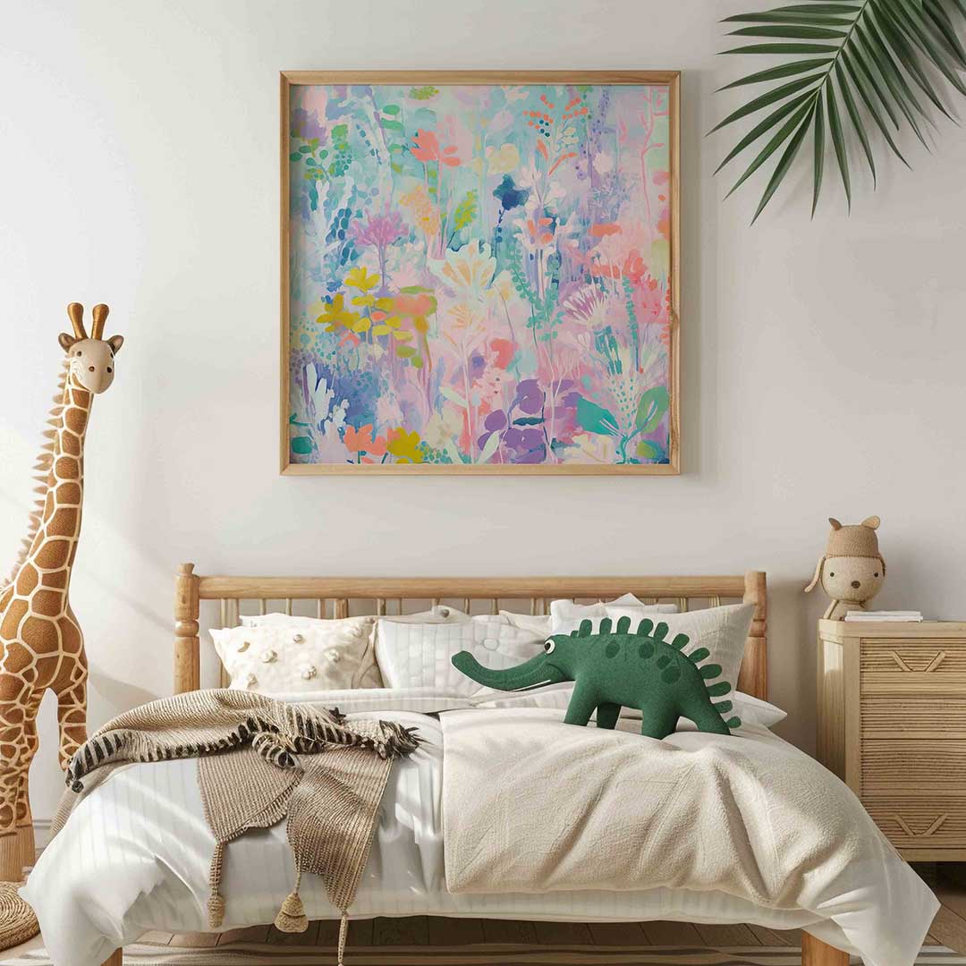 Bloemen en bladeren Poster