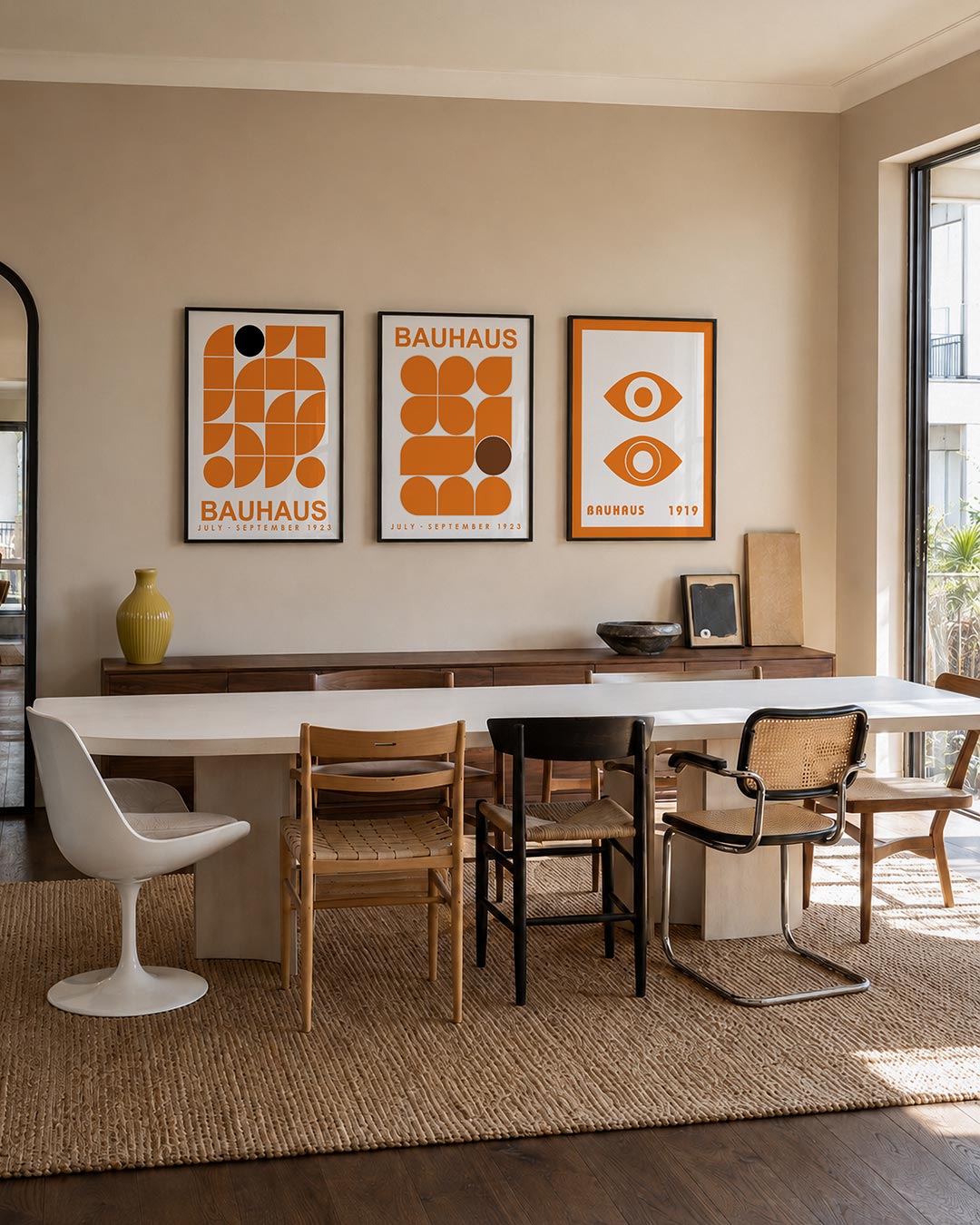 Vorm en kleurenspel Posterset