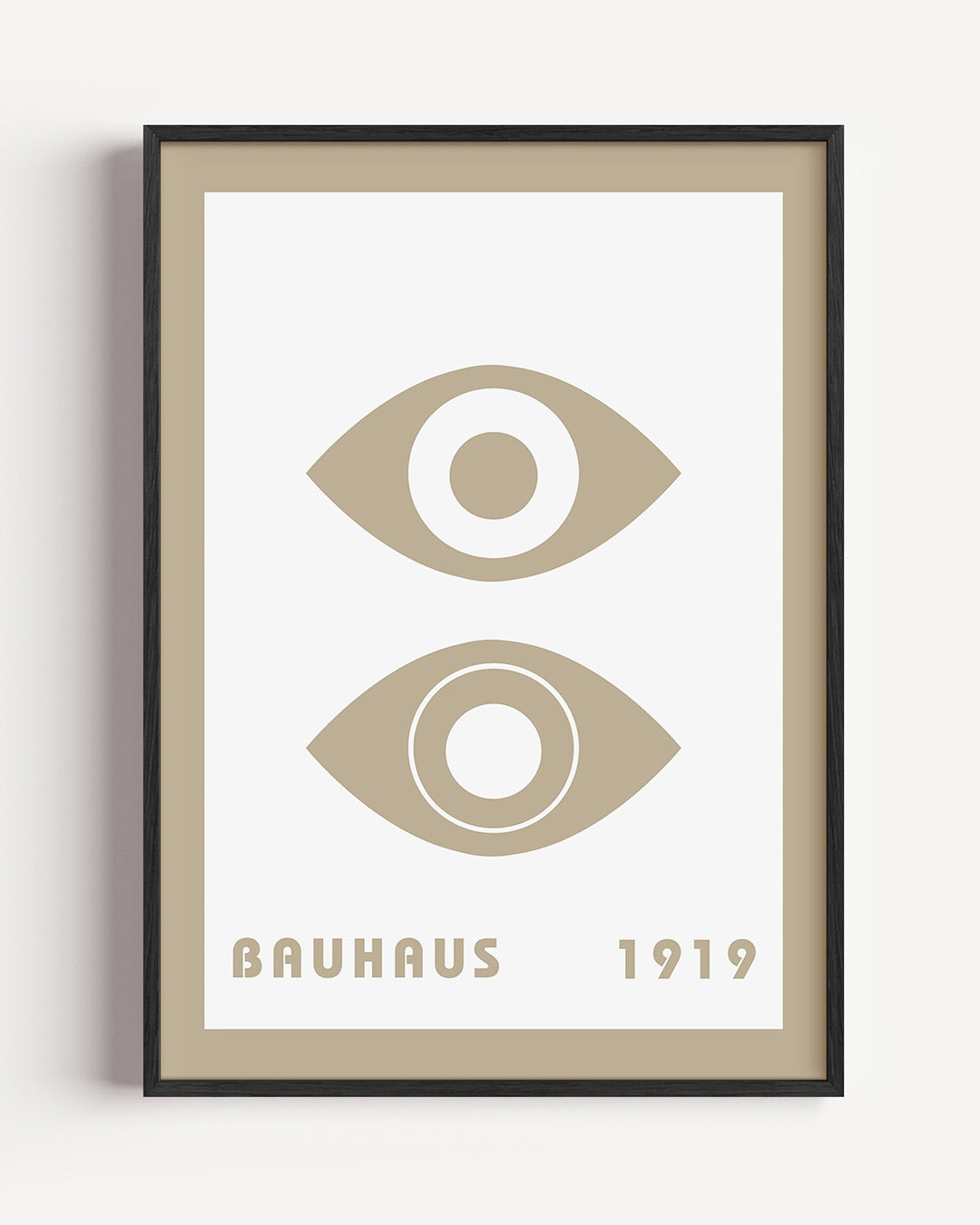 Oogvormen en lijnen Poster