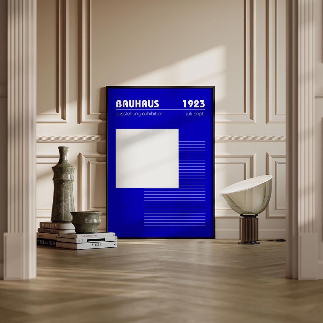 Lijnen en vlakkenspel Poster
