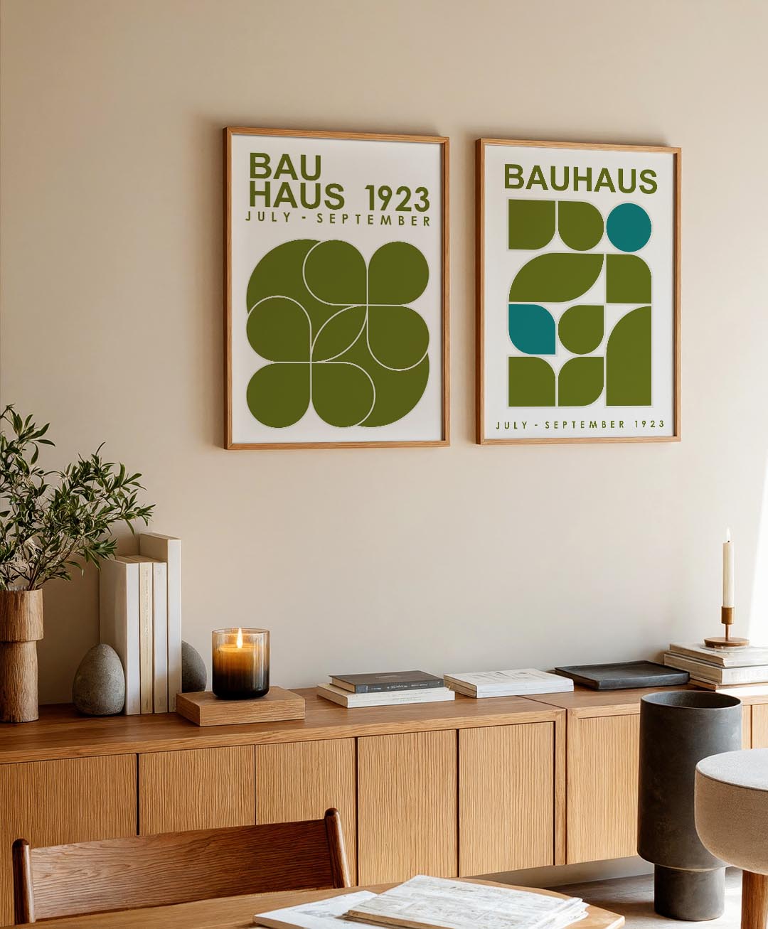 Vormen en vlakken Posterset