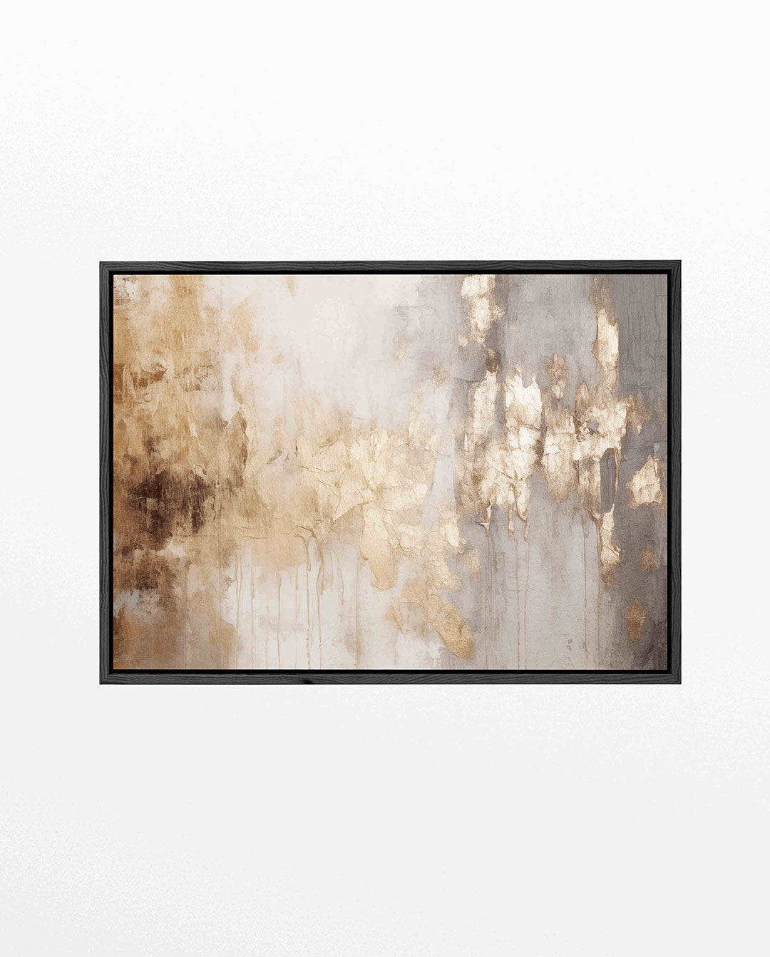Gouden textuur compositie Kunstwerk