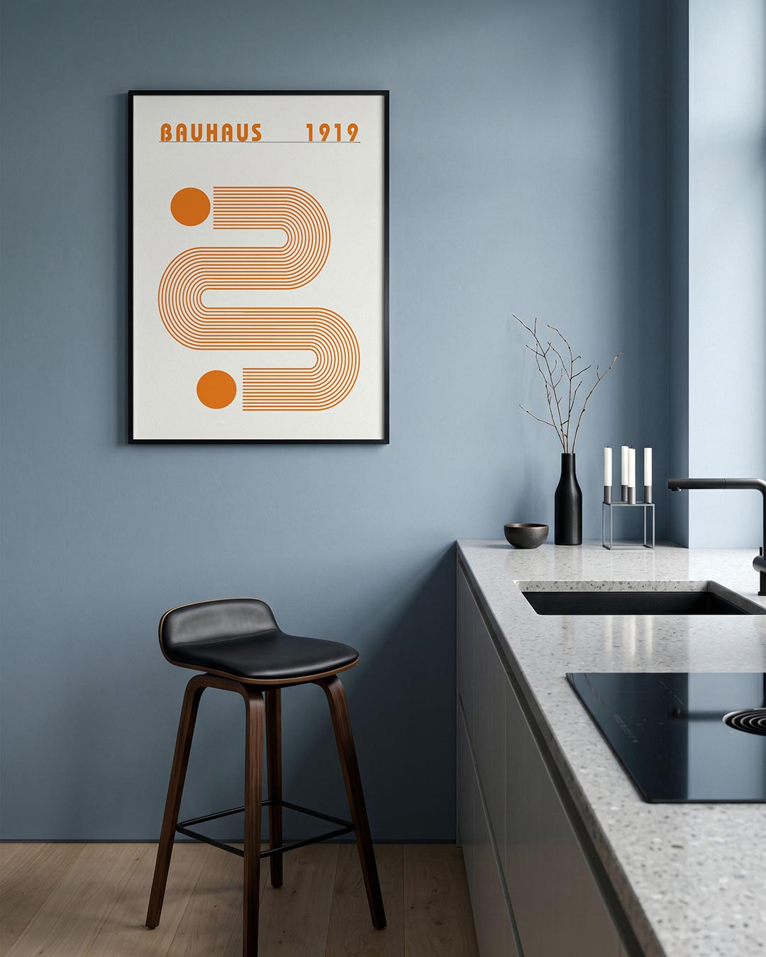 Lijnen en vlakkenspel Poster