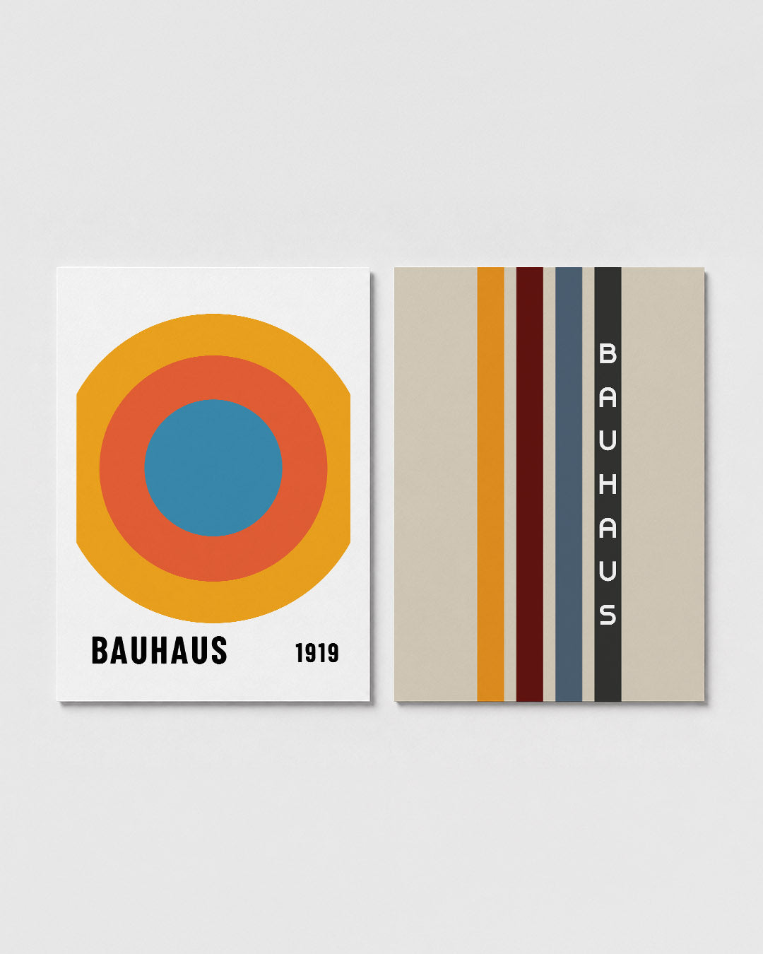 Cirkelvormige kleurvlakken Posterset