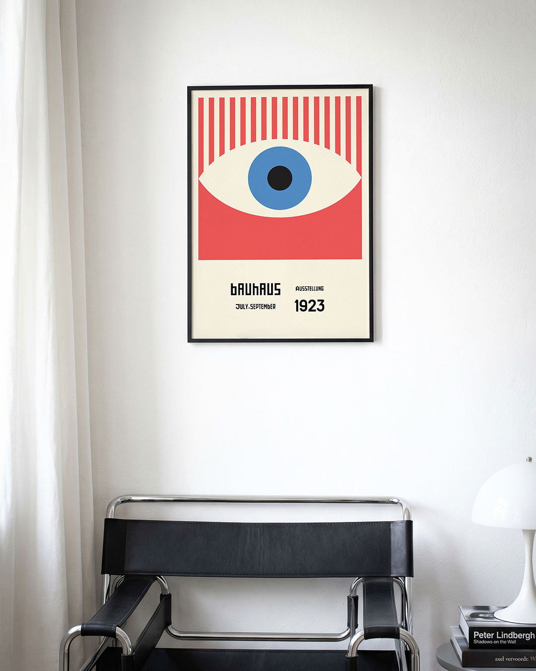 Oogvorm en lijnen Poster