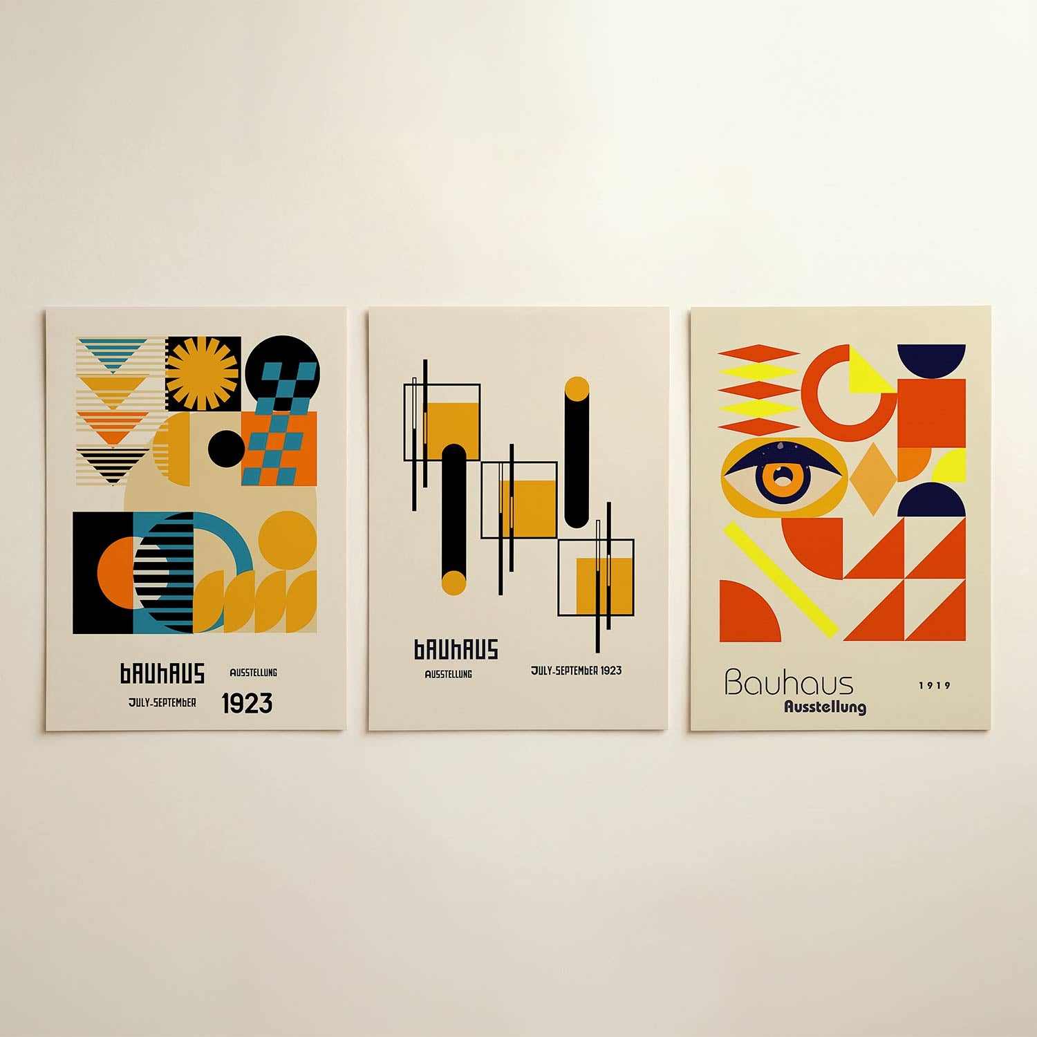 Vormen en vlakken Posterset