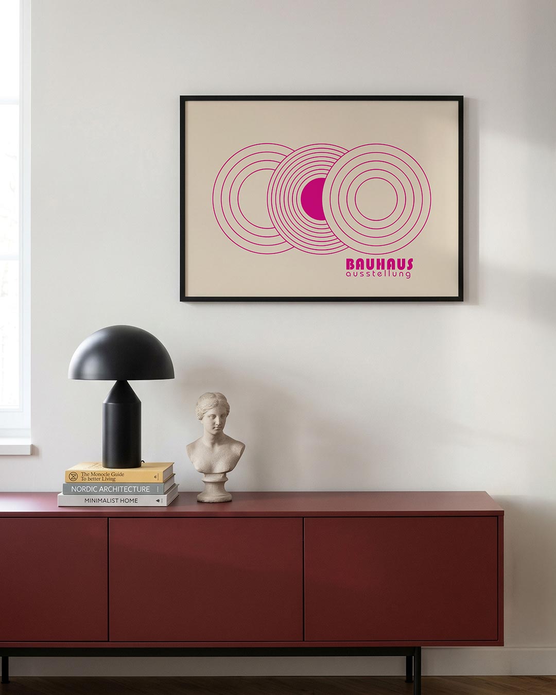 Cirkelvormen en lijnen Poster