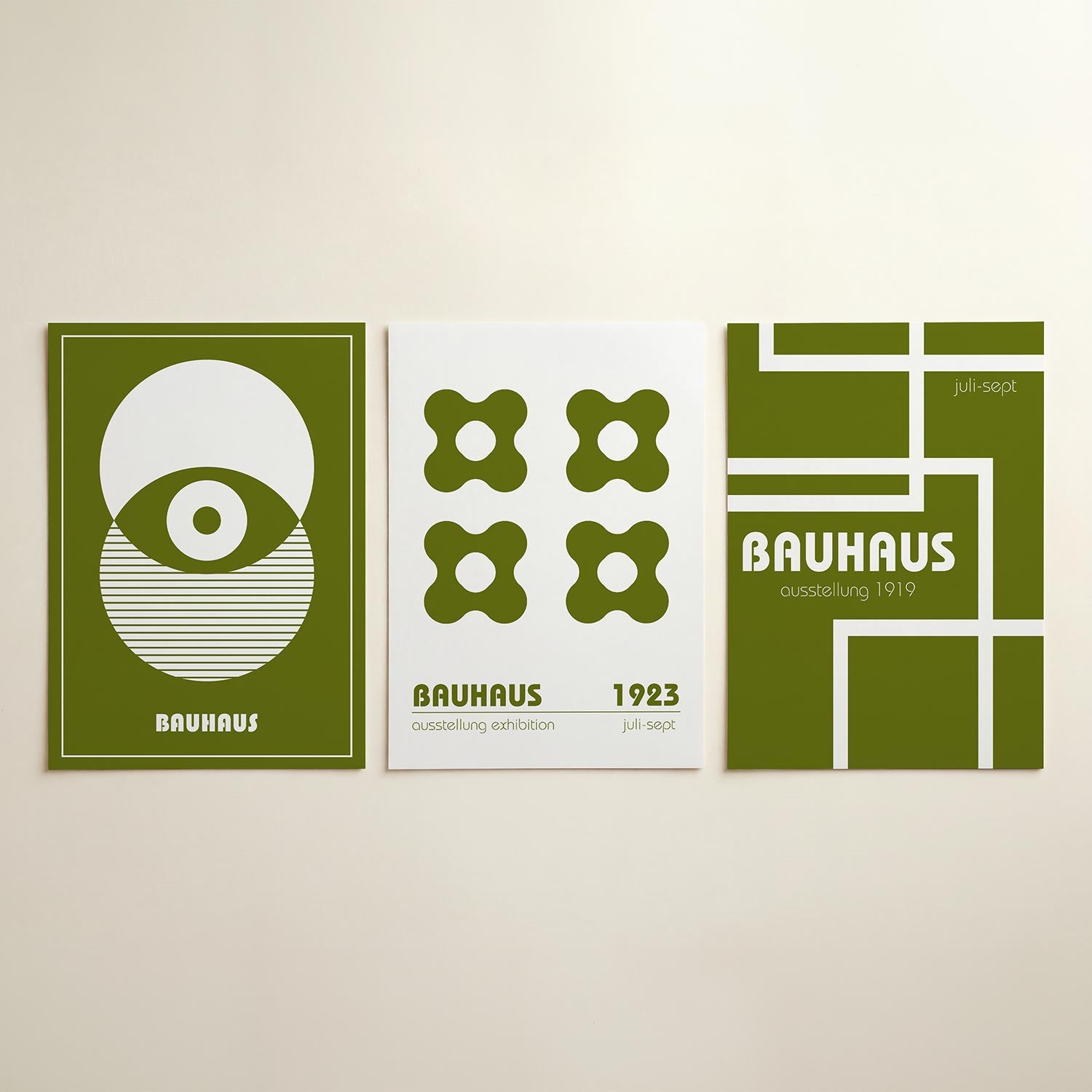Cirkel en lijnen Posterset