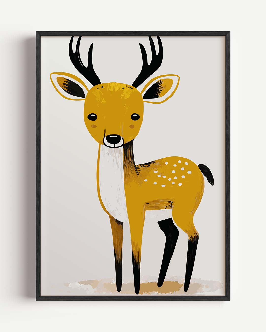 Schattige Hert Poster voor Kinderkamer Poster-WallArtistic