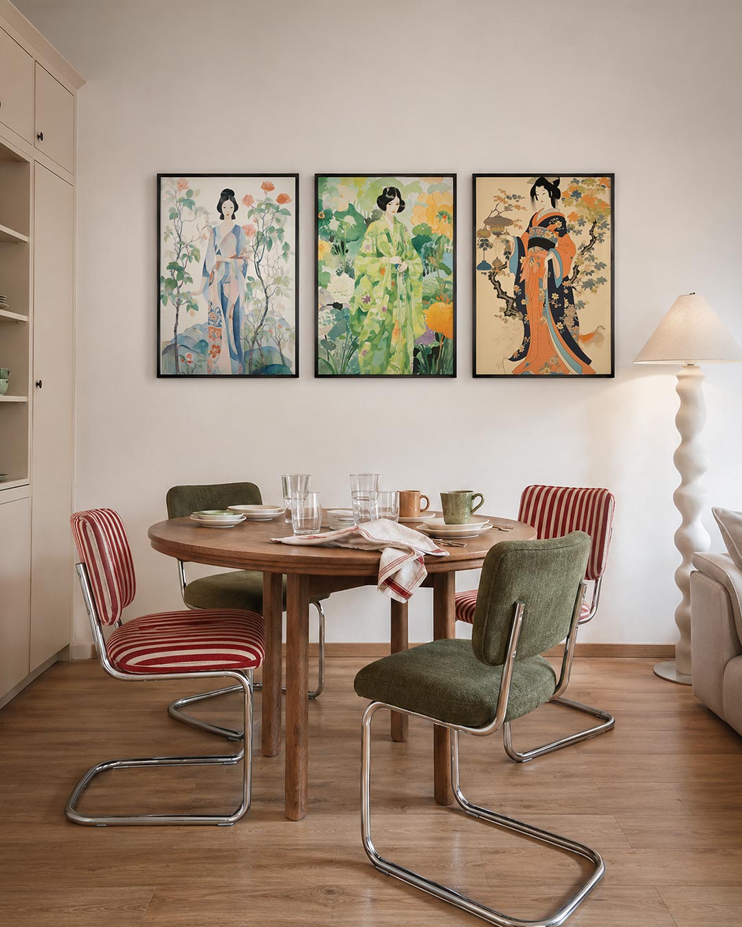 Natuurlijke elegantie Posterset