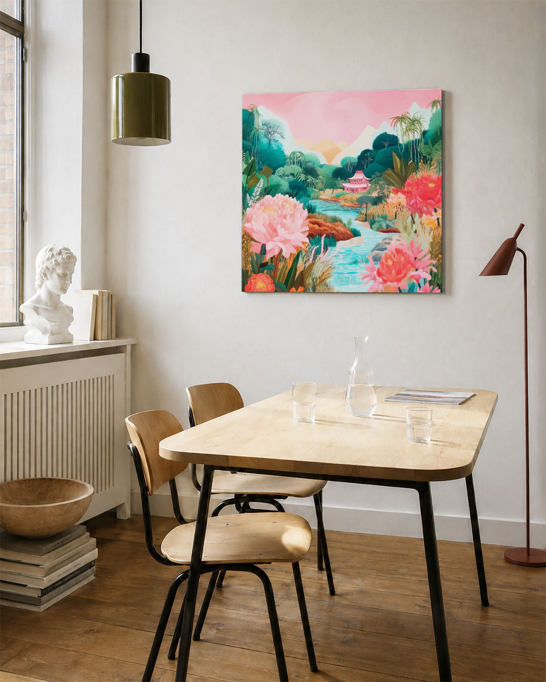 Dromerige tuin Kunstwerk