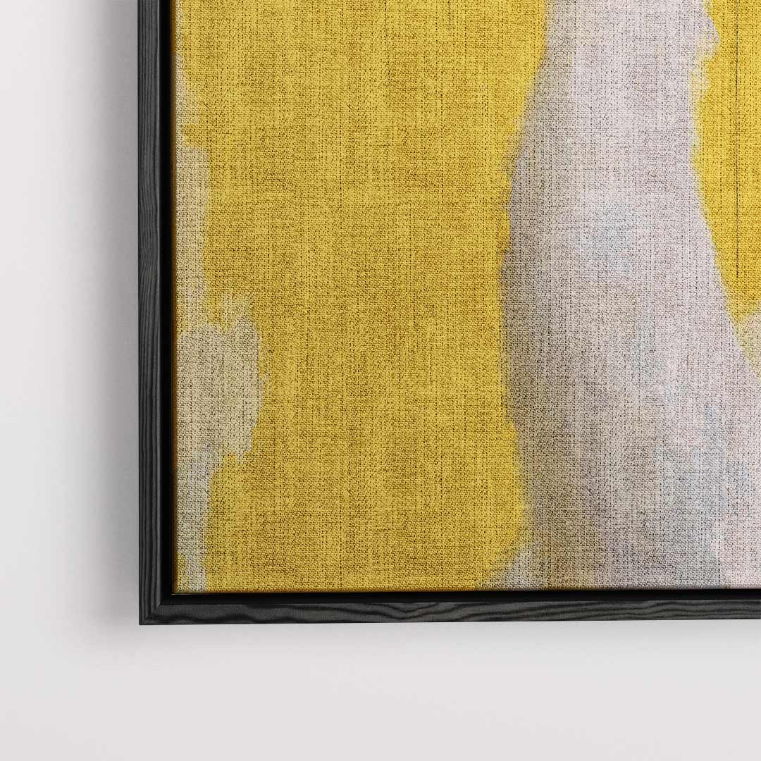 Portret in Geel Kunstwerk