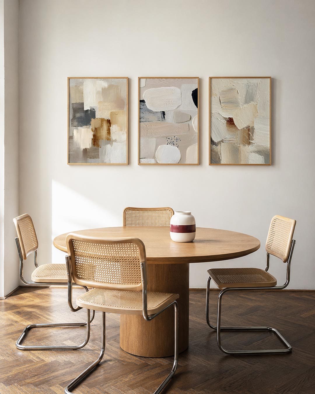 Zachte kleurvlakken Posterset