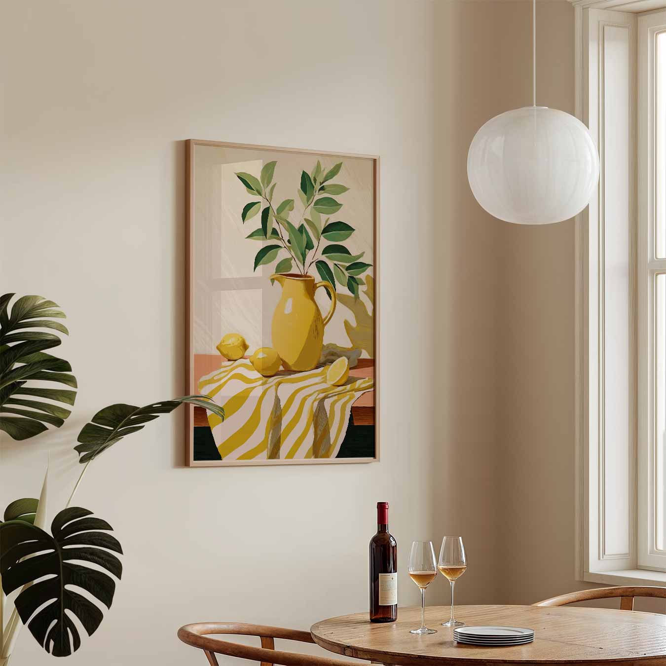 Zonnige Citroen Stilleven Poster-WallArtistic
