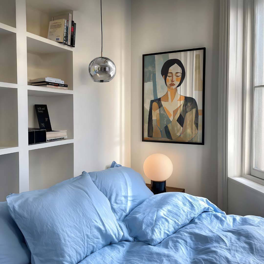 Abstracte Vrouwen Silhouet Poster-WallArtistic