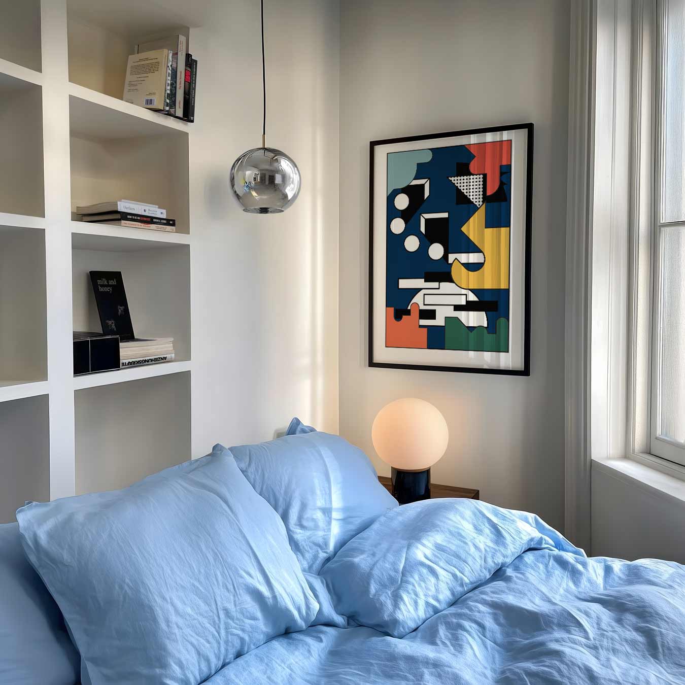 Retro Geometrische Kunstposter-WallArtistic