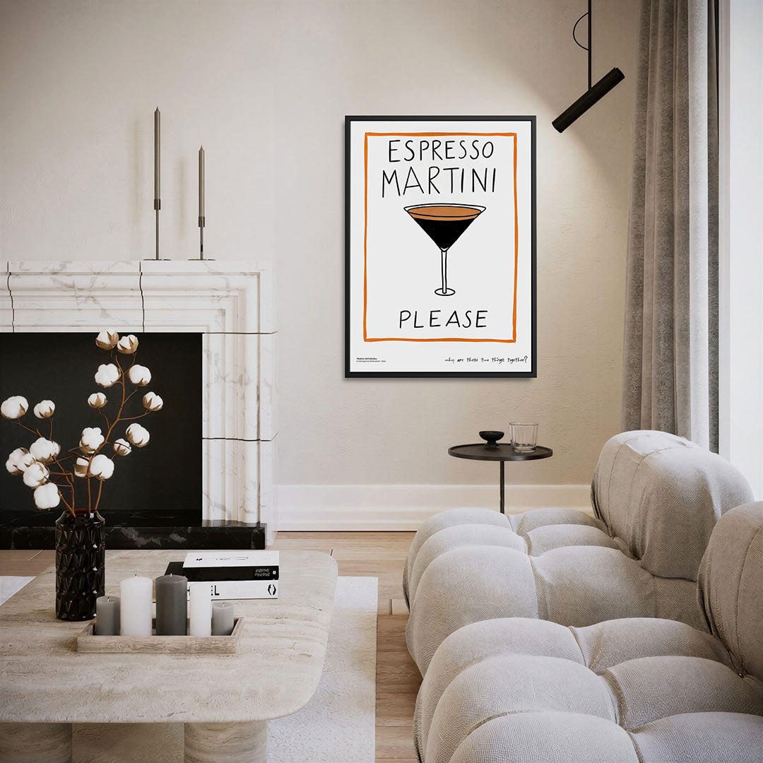 Cocktail illustratie Kunstwerk