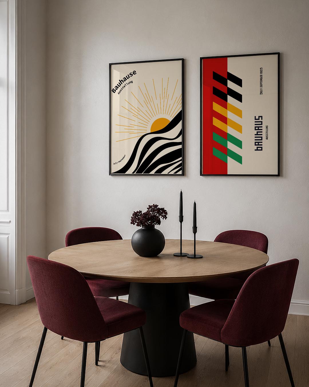 Zon en golven Posterset