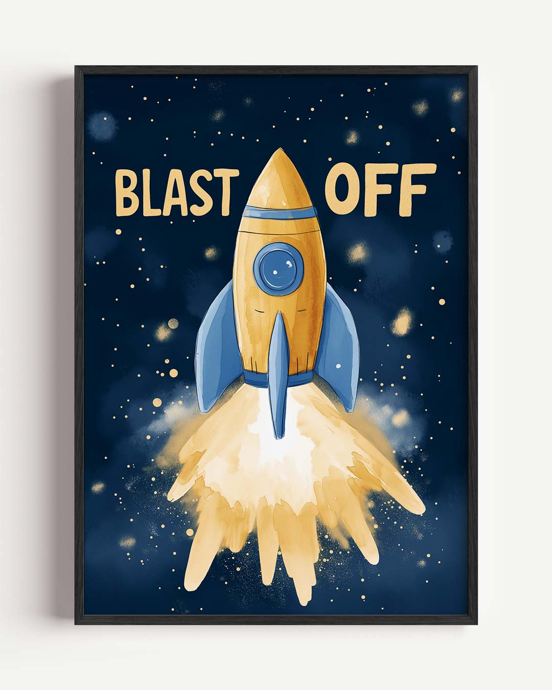 Ruimteavontuur Rakettenposter-WallArtistic