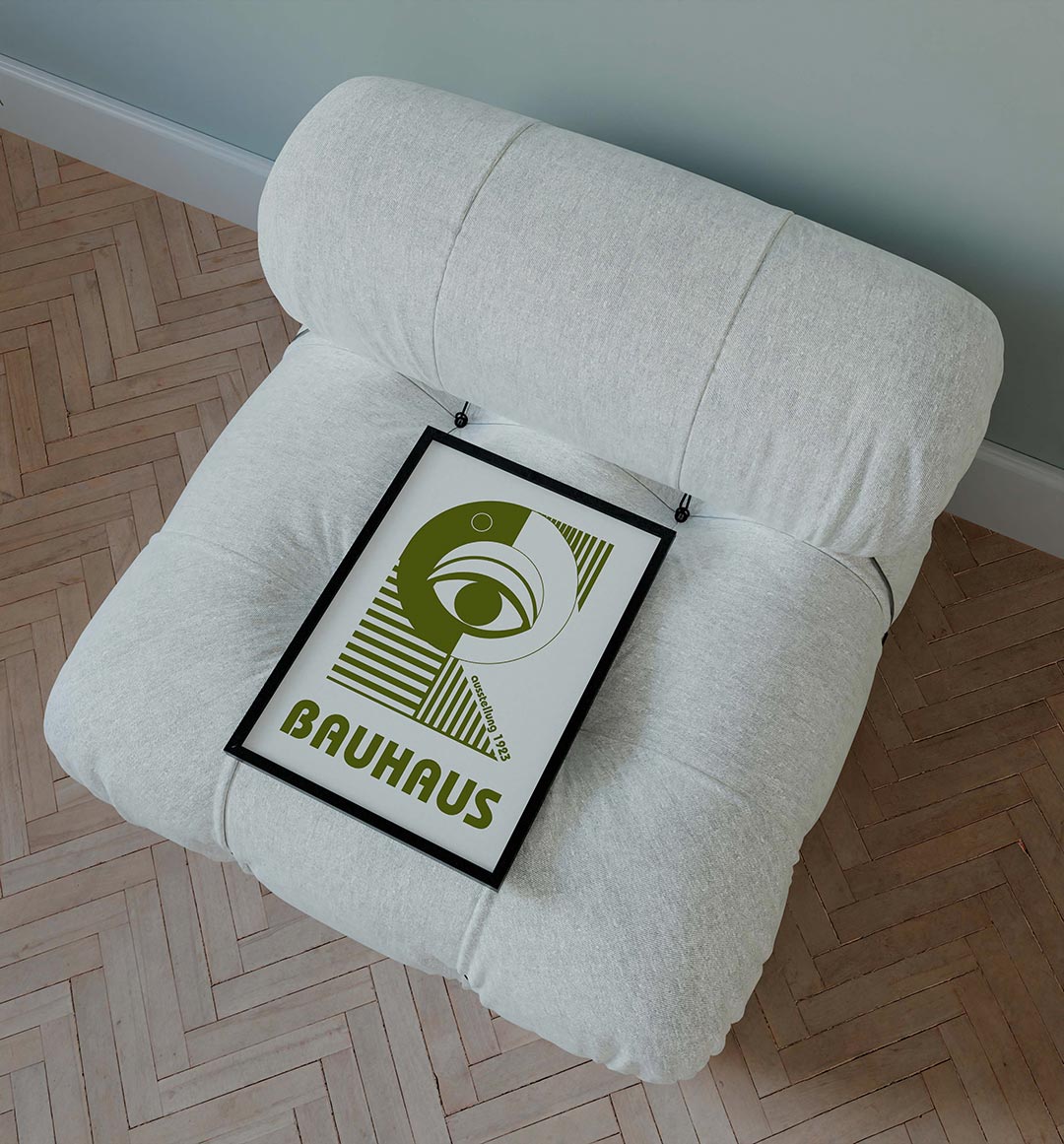 Oog en lijnen Poster