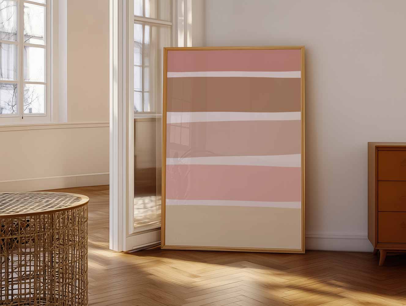 Rustieke Aarde Tinten Wanddecoratie Poster-WallArtistic