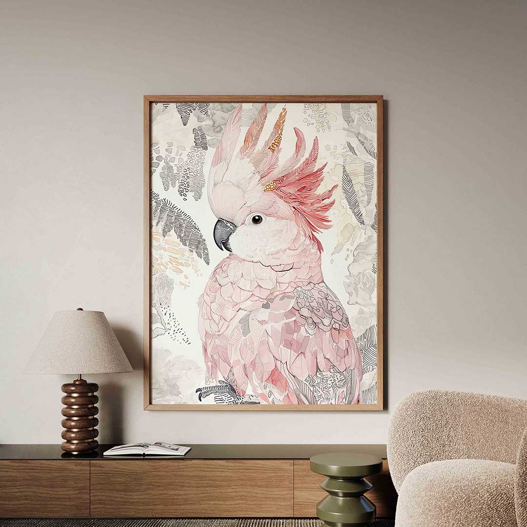 Roze kaketoe Poster