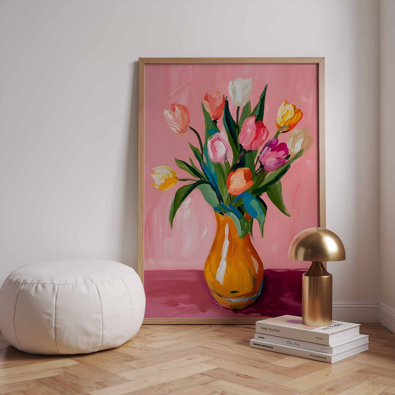 Bloemenpracht in Vaas Poster-WallArtistic