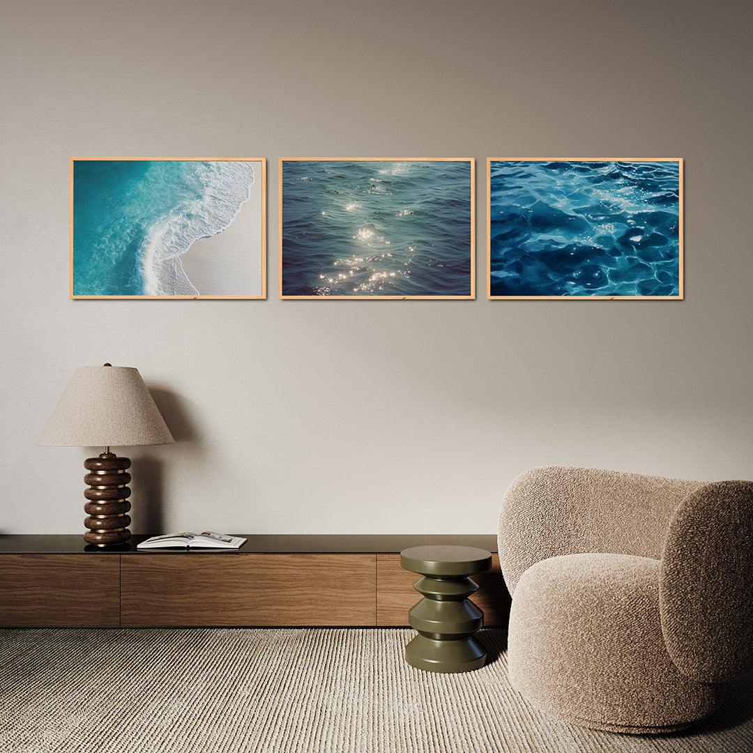 Zee en strand Posterset