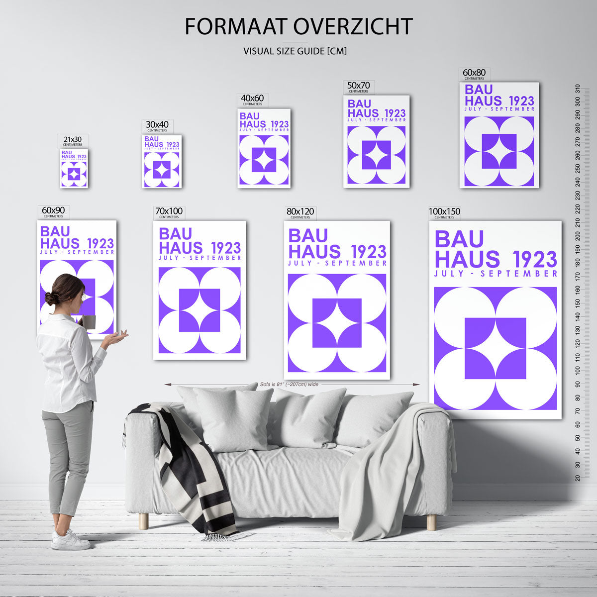 Vormen en vlakken Poster