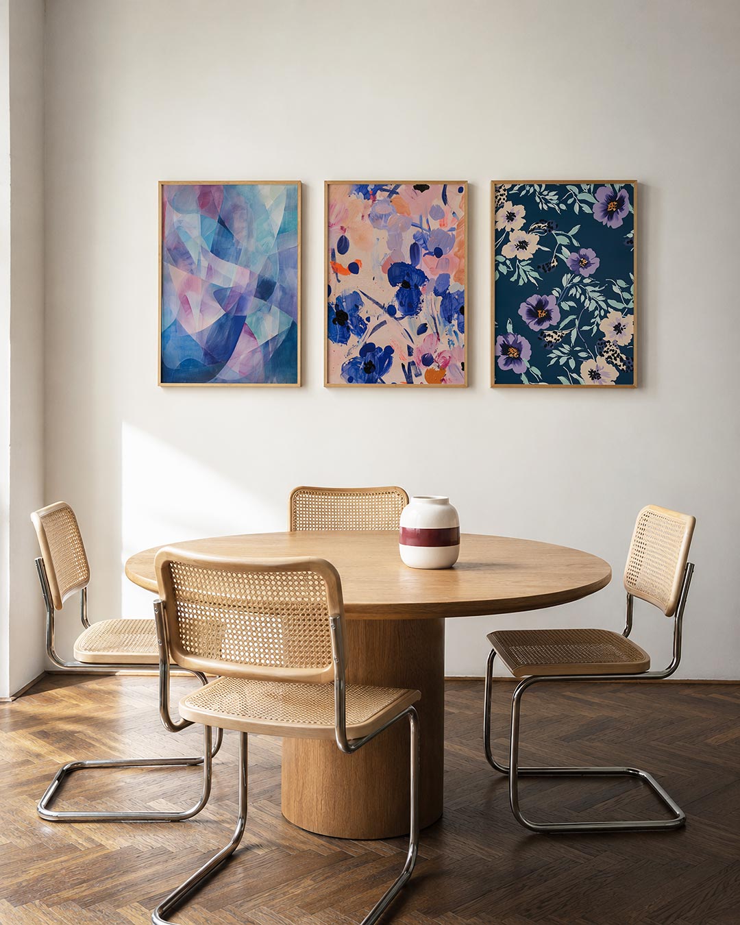 Kleurvlakken harmonie Posterset
