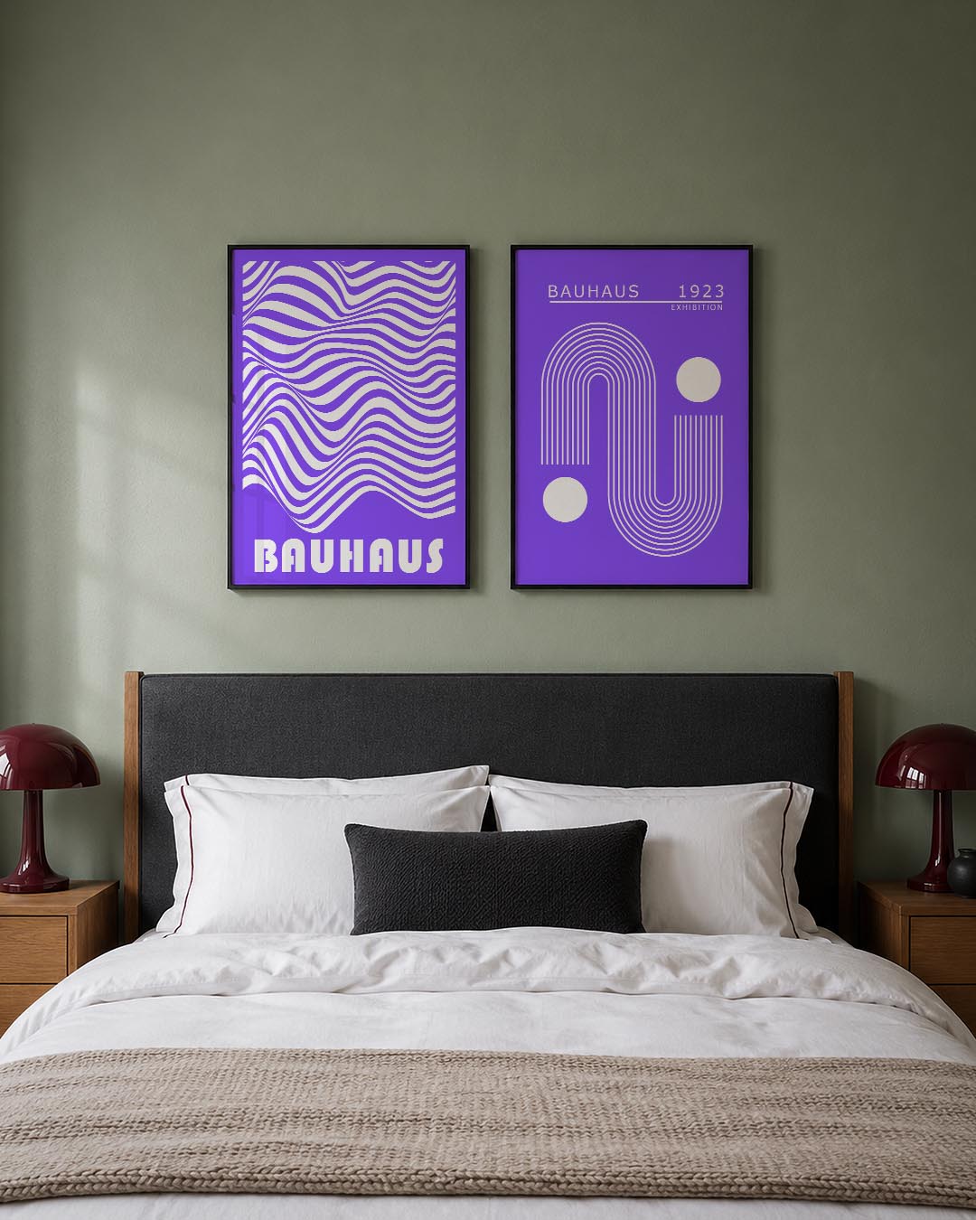 Golvend lijnenspel Posterset