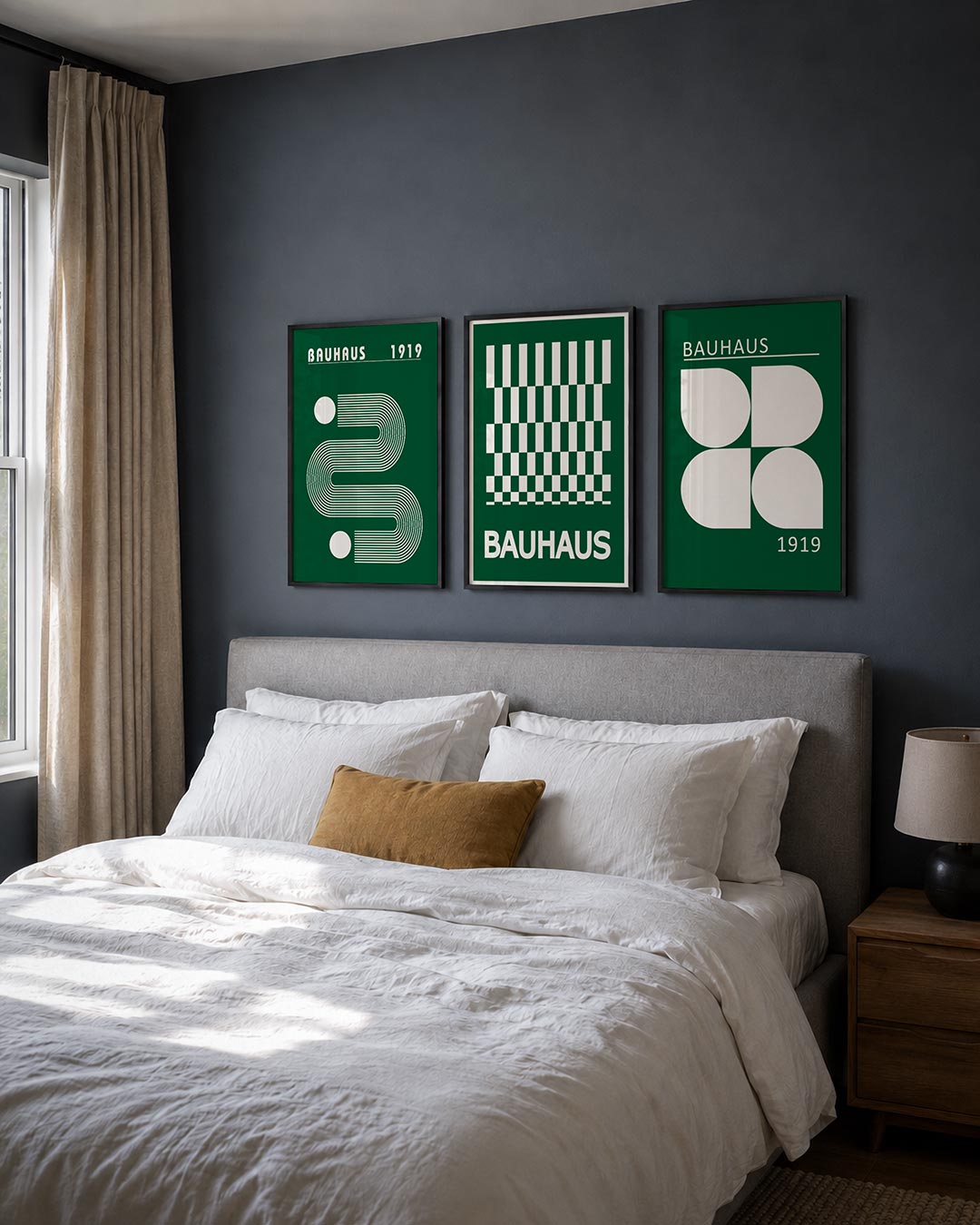 Lijnen en cirkel Posterset