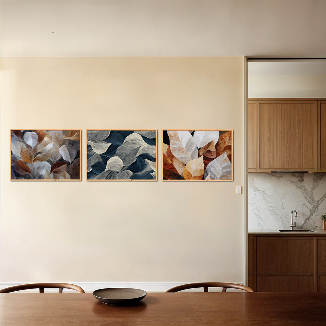 Bladpatroon harmonie Posterset