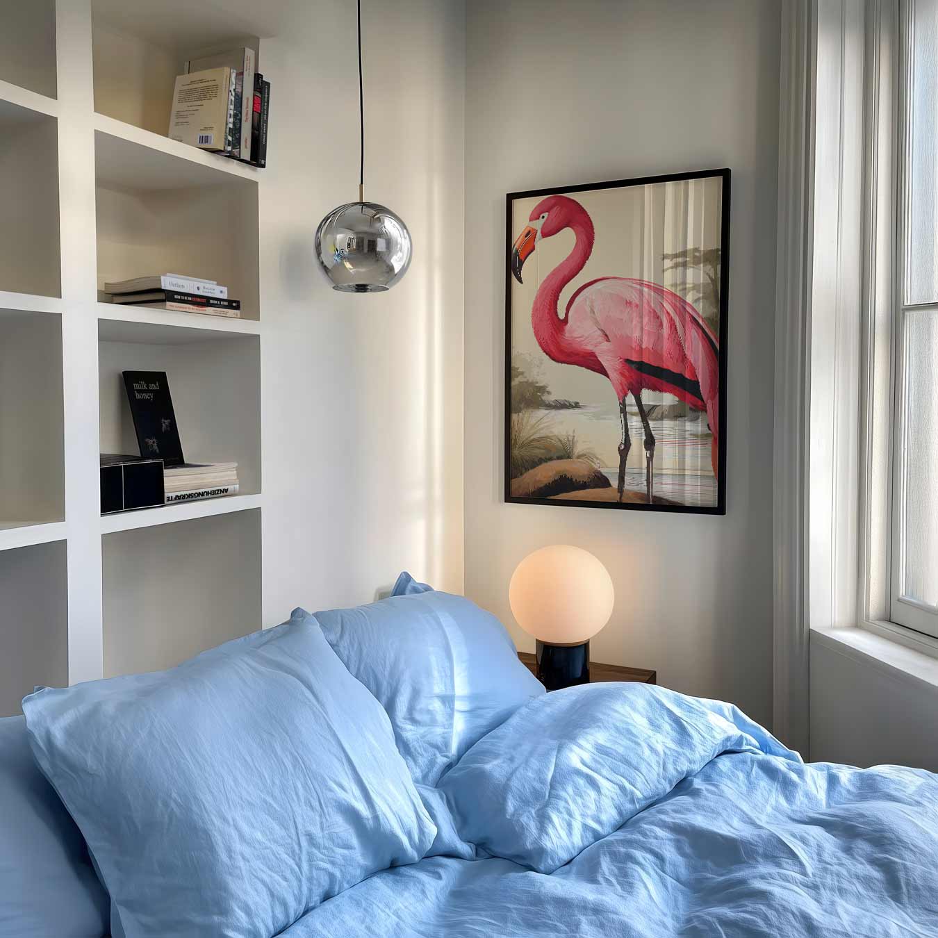 Elegante Flamingo Poster-WallArtistic