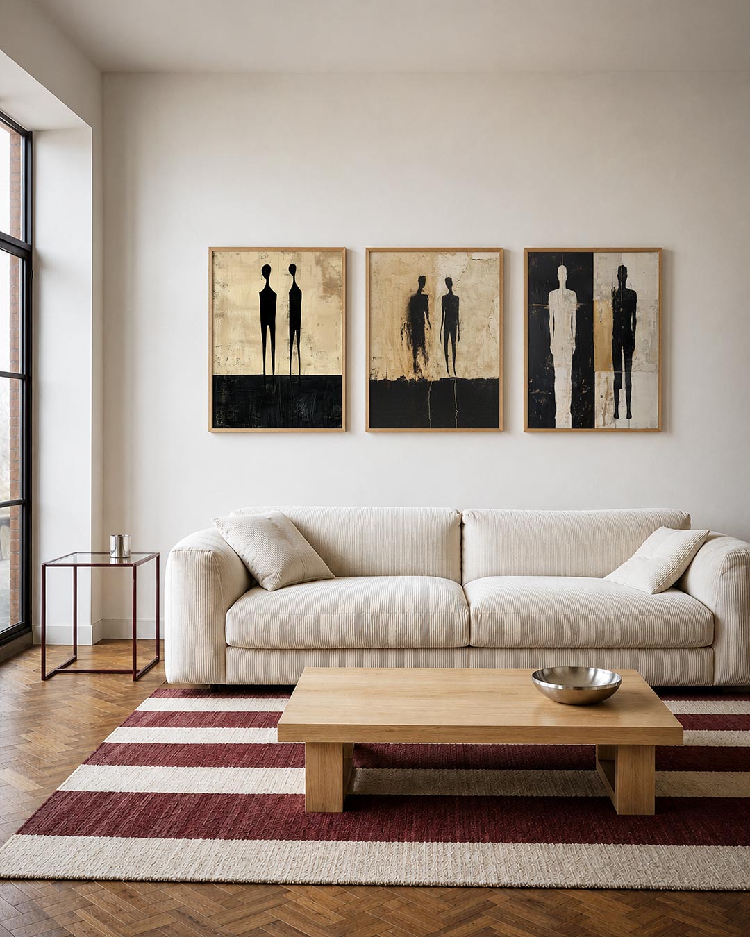 Zwarte silhouetten Posterset
