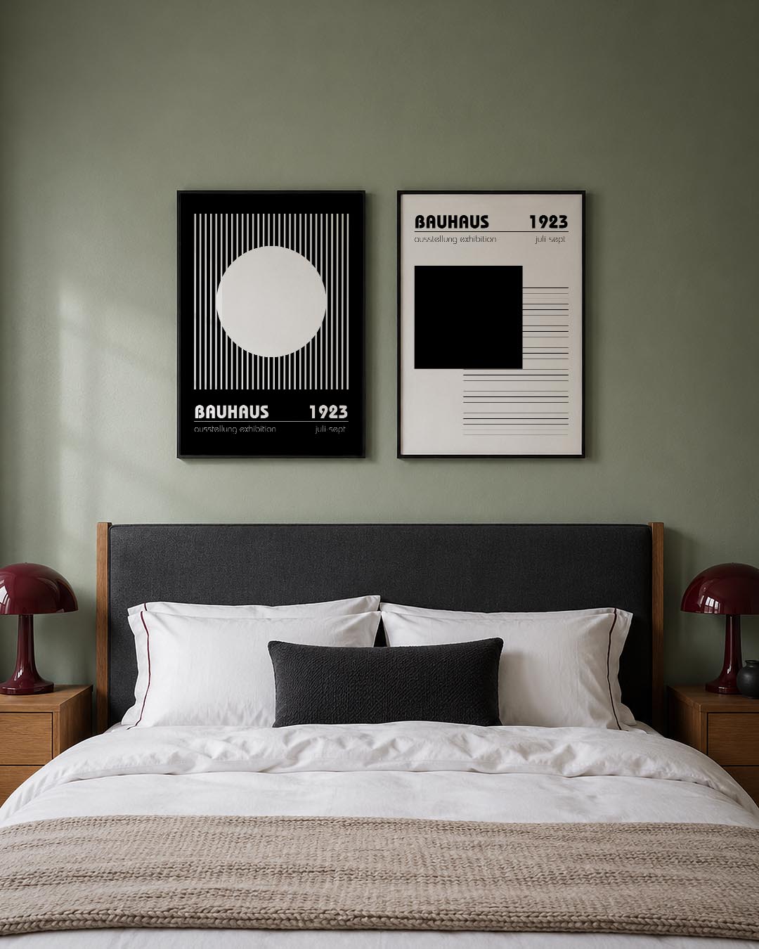 Lijnen en cirkel Posterset