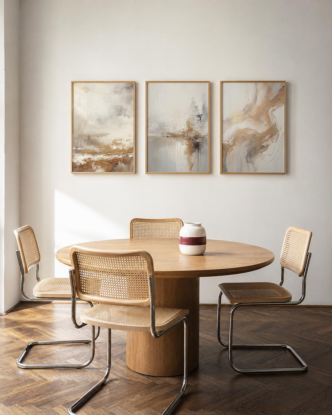 Zachte kleurvlakken Posterset