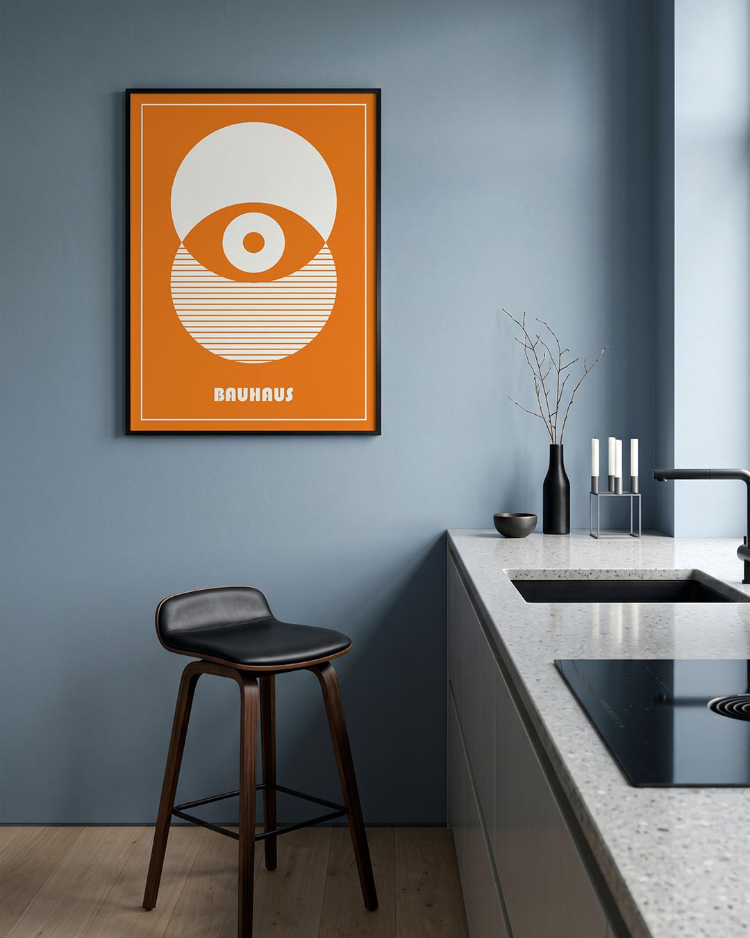 Cirkelvormen en lijnen Poster