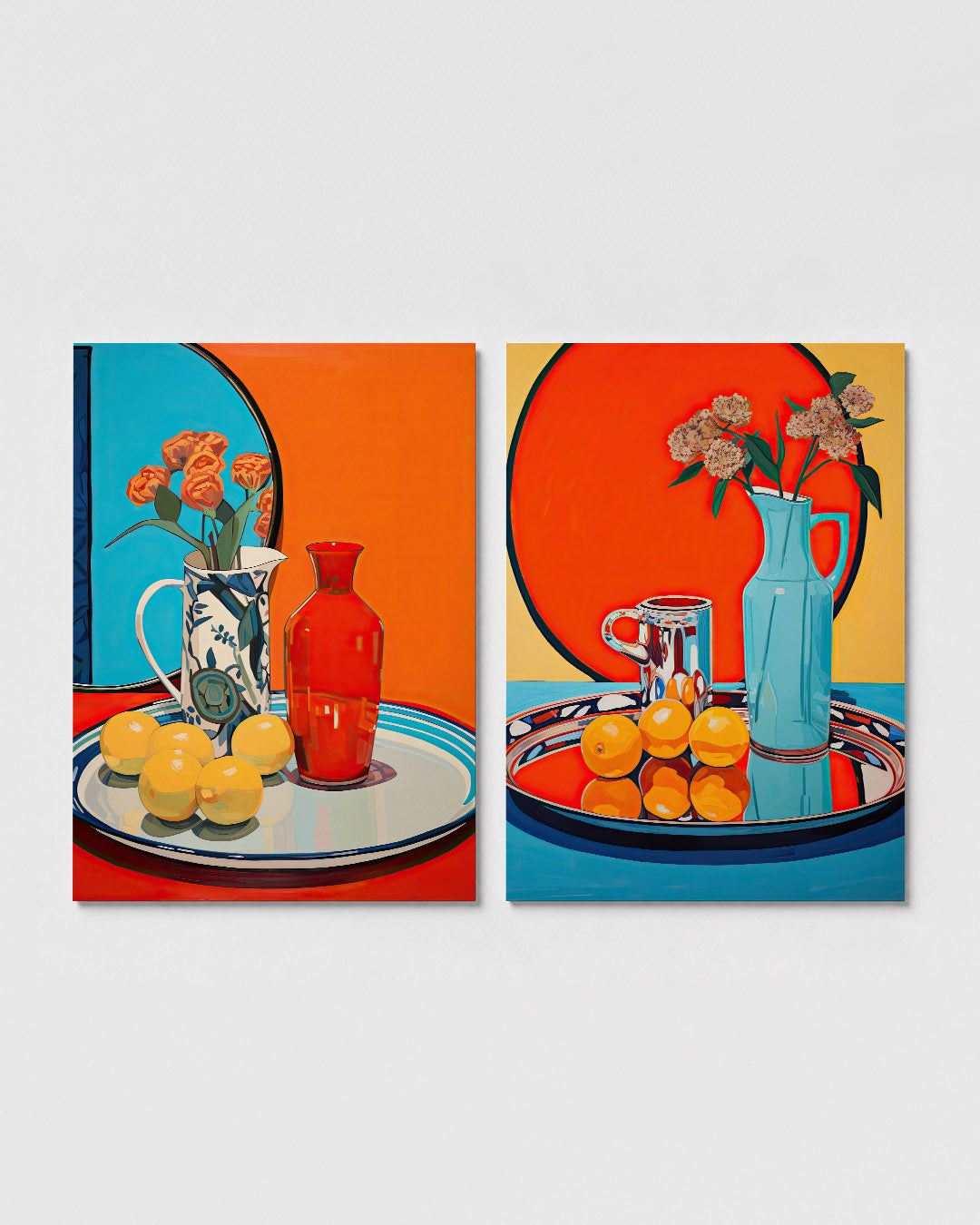Kleurrijke stilleven Posterset
