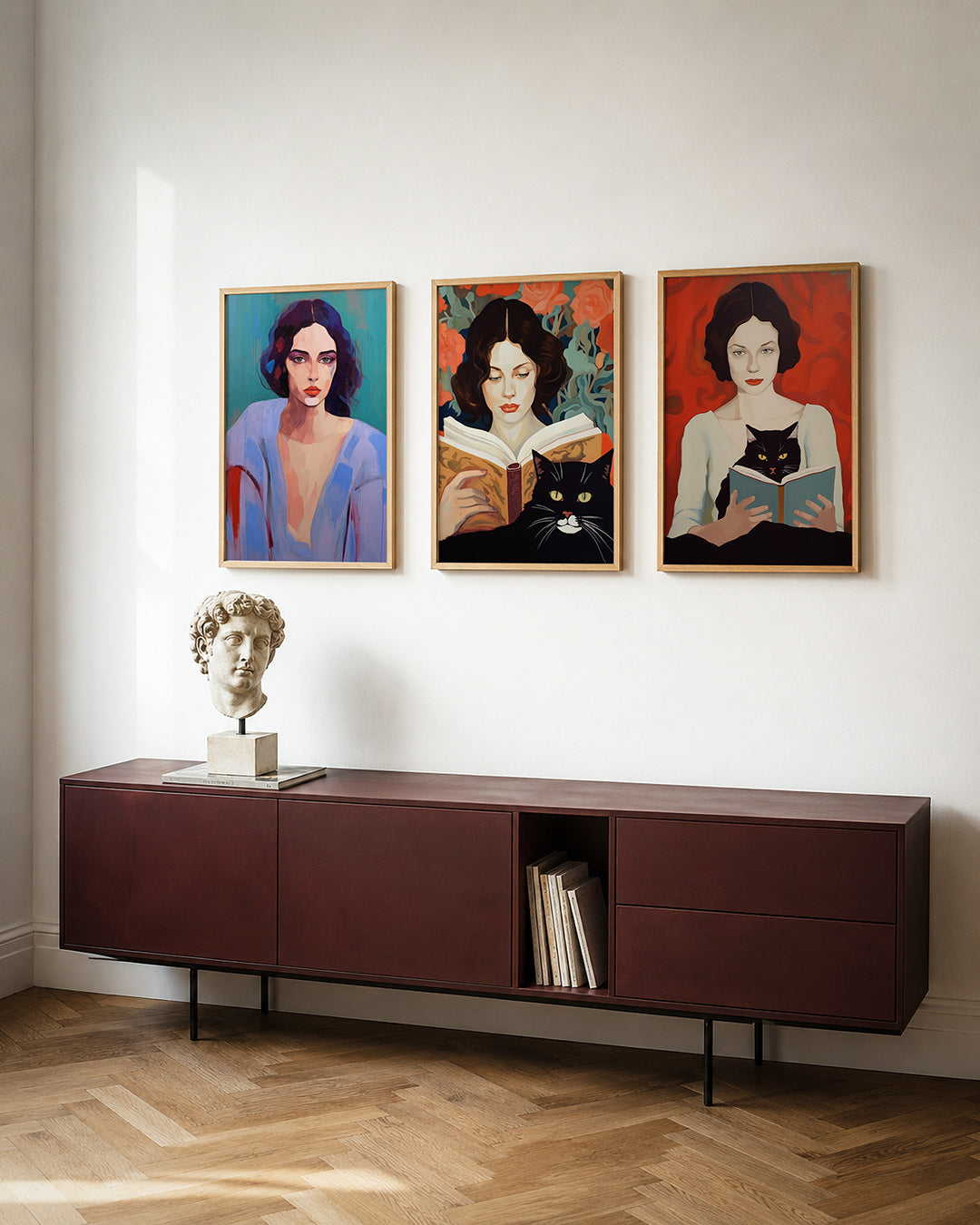 Kleur en portret Posterset
