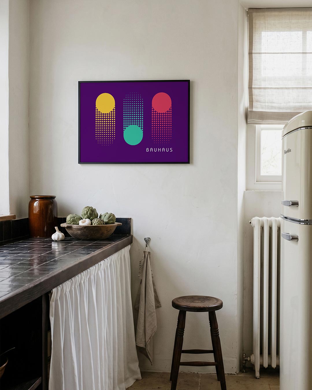 Kleurvlakken en patronen Poster