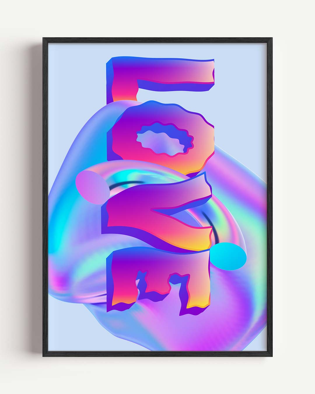 Kleurvolle Abstractie Poster-WallArtistic