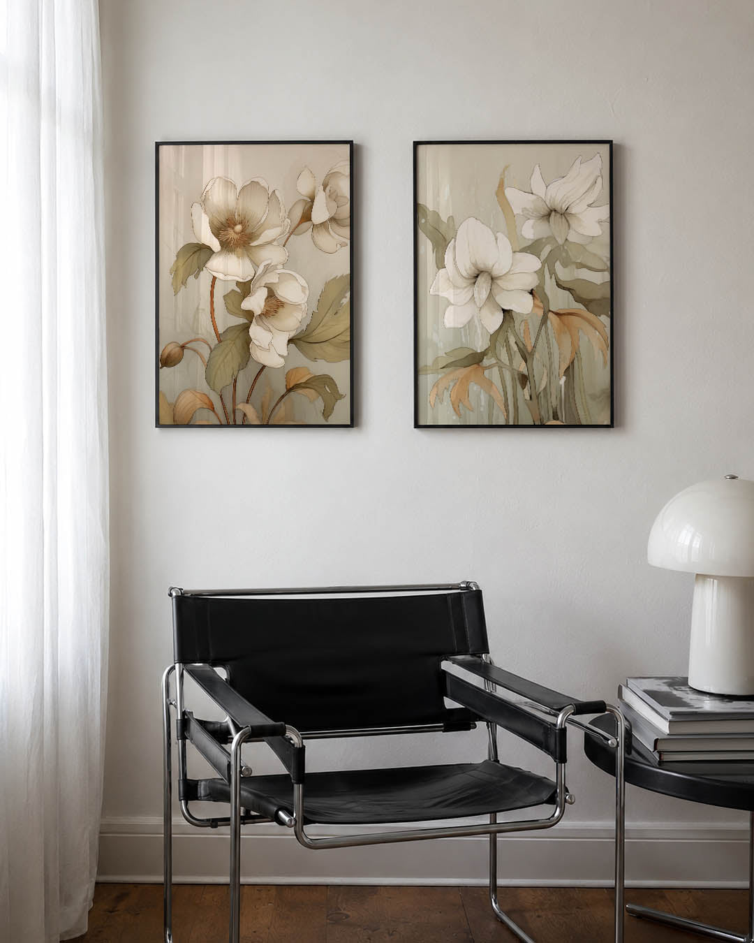 Bloemrijke elegantie Posterset