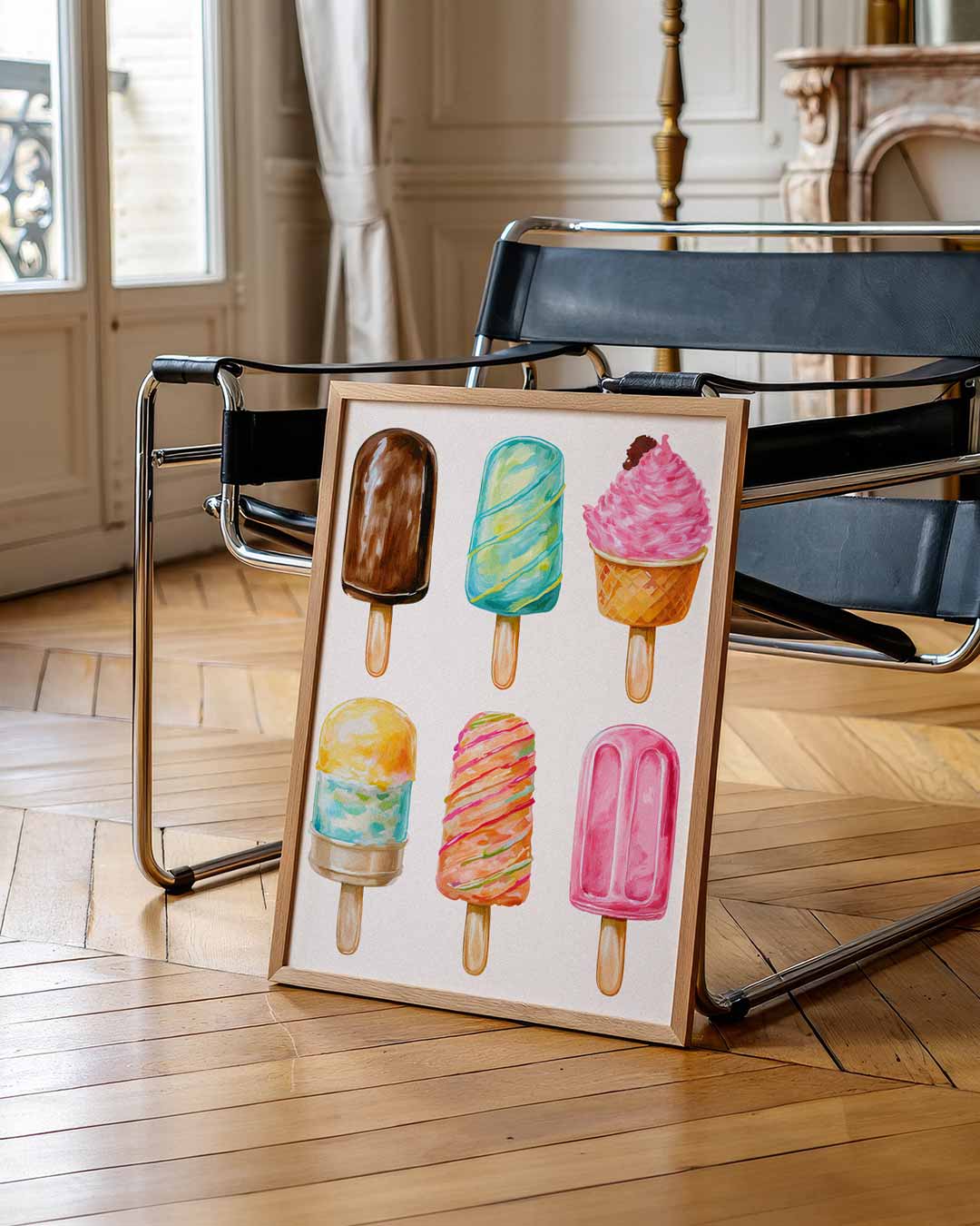 Zomerse IJsstokjes Poster-WallArtistic