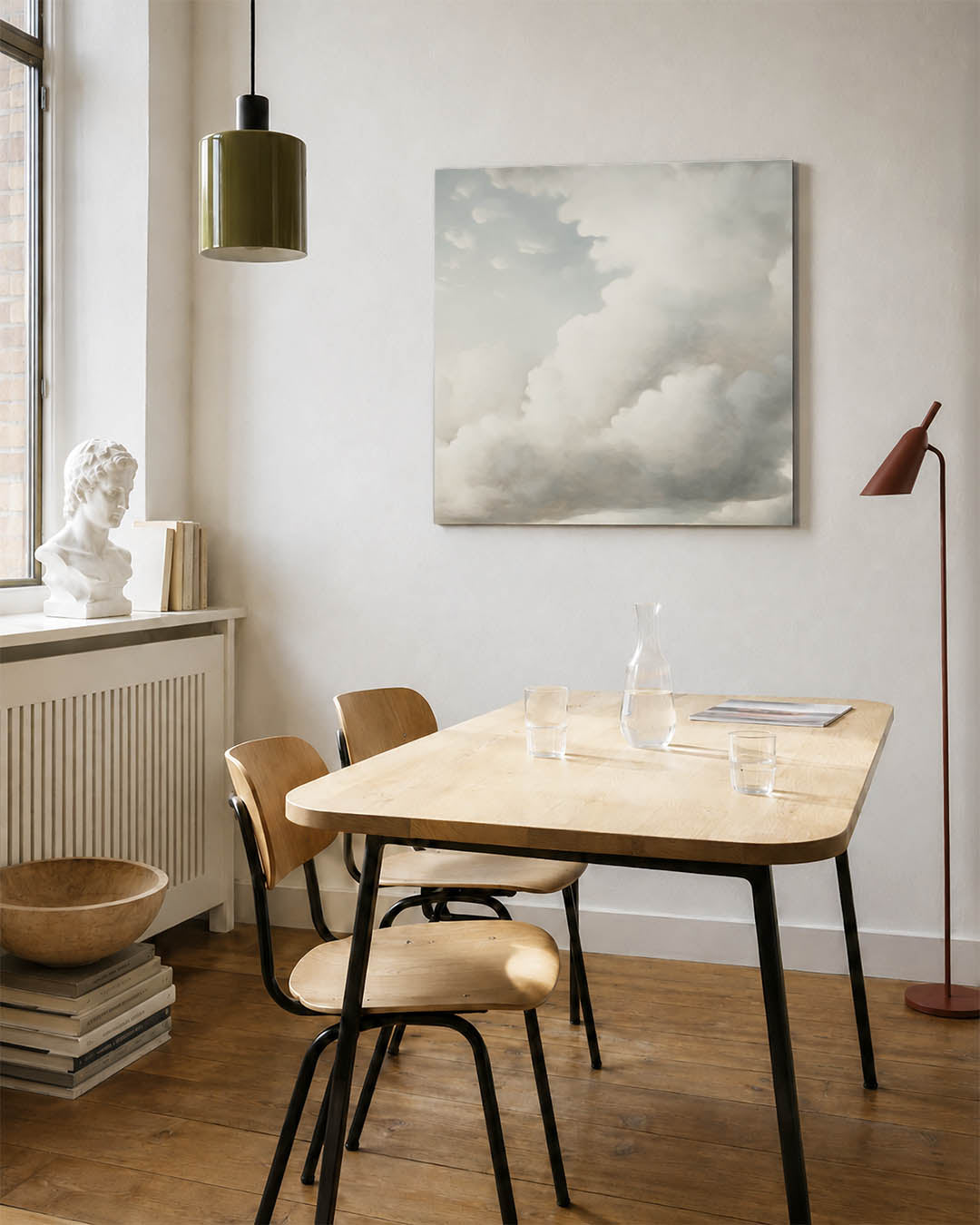 Dromerige wolkenlucht Kunstwerk