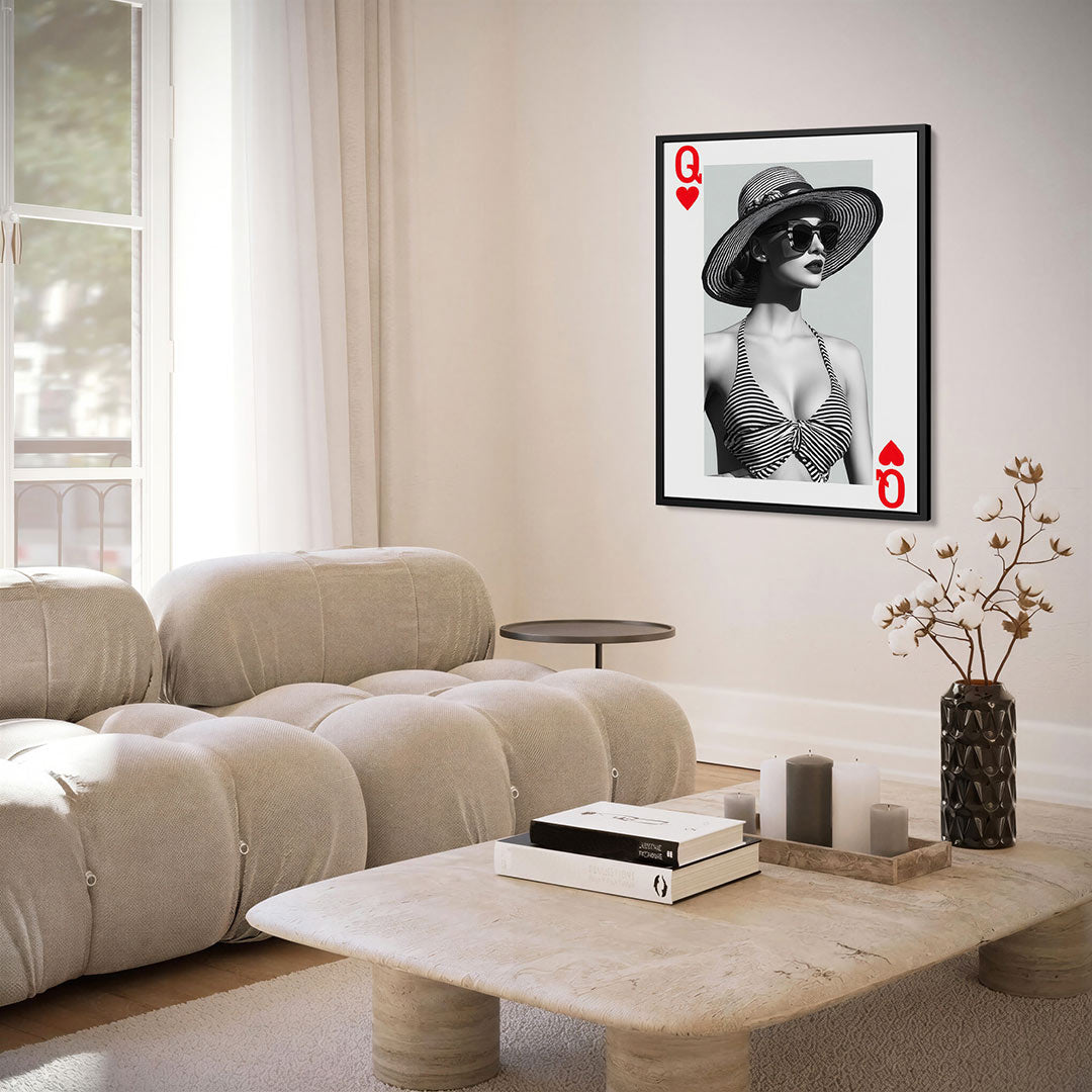 Stijlvolle dame Kunstwerk
