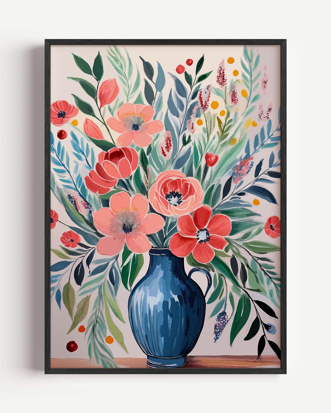 Bloeiende Elegantie Poster-WallArtistic